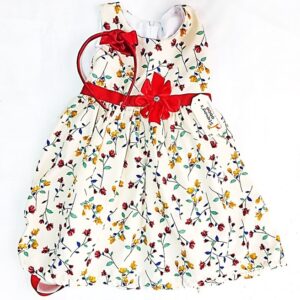 Vestido Amarillo FLoreado T4